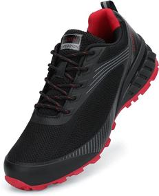 img 4 attached to Dannto Men's Trail Running Shoes: Outdoor Hiking Sneakers for Walking, Trekking, and Cross Training