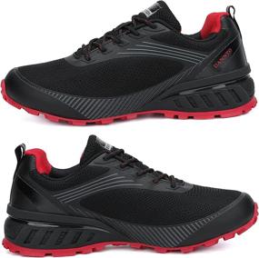 img 2 attached to Dannto Men's Trail Running Shoes: Outdoor Hiking Sneakers for Walking, Trekking, and Cross Training