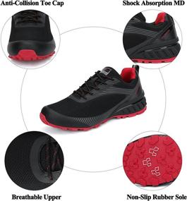 img 3 attached to Dannto Men's Trail Running Shoes: Outdoor Hiking Sneakers for Walking, Trekking, and Cross Training