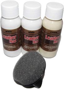 img 4 attached to Revive Your Leather: Leather Max Quick Blend Refinish and Repair Kit for Couches, Furniture, Car Seats, Jackets, Sofa, Boots | 3 Color Shades | Restore, Recolor, and Repair Leather, Vinyl Bonded and More (White Mix)