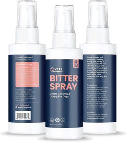 img 3 attached to 🐶 Vets Preferred Bitter Spray for Dogs - Anti Chew Spray to Stop Biting Furniture, Chewing Prevention, Deterrent, Licking & Biting Furniture Spray for Dogs