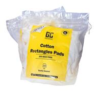 200 count maxi size global cotton pads: professional lint-free and dermatologically approved face pads logo