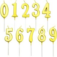 obmwang birthday numbers candles decoration logo