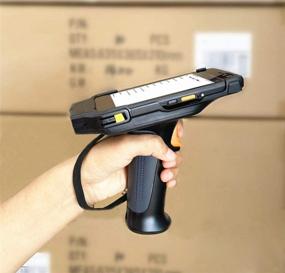 img 4 attached to 📱 Ultimate Upgraded 4G LTE Android Barcode Scanner Pistol Grip Handheld Mobile Computer: 5" Touch Screen, Honeywell N6603 1D 2D Code Reader, WiFi, GPS - Ideal for Enterprise WMS