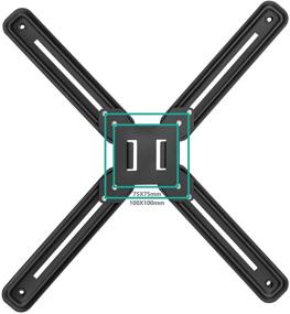 img 1 attached to 🖥️ WALI VESA Mount Bracket Adapter for 13-27 inch Screens, VESA 75mm and 100mm Compatibility (UVVEP) - Monitor Arm Mounting Kit