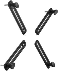 img 4 attached to 🖥️ WALI VESA Mount Bracket Adapter for 13-27 inch Screens, VESA 75mm and 100mm Compatibility (UVVEP) - Monitor Arm Mounting Kit