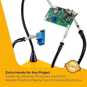 img 3 attached to 🔧 FlexiMag QuadHands WorkBench for Soldering