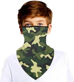 img 3 attached to Stay Warm and Stylish with Gaiter Children Balaclava Bandana: Perfect Outdoor Accessories for Boys in Cold Weather