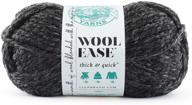 lion 640-149 wool-ease thick & quick yarn, 97 meters, charcoal - exceptional quality and rapid knitting speed logo