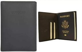 img 4 attached to Visconti Leather Secure Blocking Passport Travel Accessories and Passport Wallets