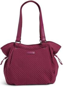 img 3 attached to Optimized Microfiber Glenna Satchel Purse by Vera Bradley