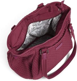 img 1 attached to Optimized Microfiber Glenna Satchel Purse by Vera Bradley