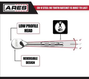 img 1 attached to 🔧 Powerful ARES 90-Tooth Vanadium Construction Tools - Ideal for Industrial Applications