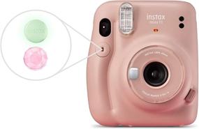 img 1 attached to 📷 Фотоаппарат Fujifilm Instax Mini 11 мгновенной печати в розовом оттенке "Blush Pink": Захватывая моменты стильно.