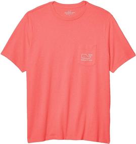 img 3 attached to Vineyard Vines Men's Sleeve Pocket T Shirt: Classic Clothing for Shirts