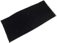 🛡️ uxcell black rubber accordion pleats shield cover for cnc machine logo