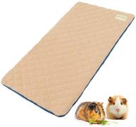 🐹 expawlorer guinea pig fleece cage liners - washable non-slip bedding for small animals, waterproof reusable pee pads for rabbits, hamsters, and more логотип