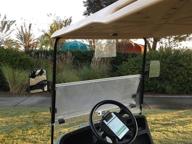 🏌️ enhance your golfing experience with our side view mirror for golf carts logo