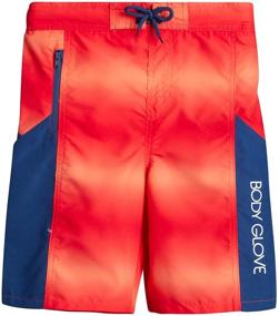 img 4 attached to UPF 50+ Quick-Dry Board Shorts Bathing Suit for Big Boys - Body Glove Boys' Swim Trunks