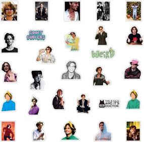 img 3 attached to Matthew Gray Gubler Stickers Laptop Criminal Minds Stickers Waterproof Skateboard Snowboard Car Bicycle Luggage Decal 50Pcs Pack (Matthew Gray Gubler)