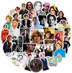 img 1 attached to Matthew Gray Gubler Stickers Laptop Criminal Minds Stickers Waterproof Skateboard Snowboard Car Bicycle Luggage Decal 50Pcs Pack (Matthew Gray Gubler)