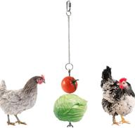 🐔 vehomy chicken veggies skewer fruit holder: the perfect hanging feeder toy for hens and large birds - 1pc logo