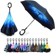☂️ c-shaped inverted stick umbrella – windproof and innovative design logo