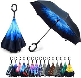 img 4 attached to ☂️ C-Shaped Inverted Stick Umbrella – Windproof and Innovative Design