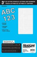 🔤 transparent stencil set with 3-inch letters and numbers - headline sign 92 logo