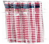 🏞️ red gingham roll plastic table cover by creative converting - 100-feet length logo