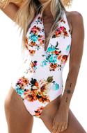 👙 cupshe women's floral swimsuit swimwear for fashionable women's clothing logo