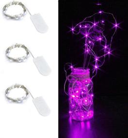 img 4 attached to Pack Of 3 Sets LED Starry String Lights With 10 Micro LEDs On 3 Seasonal Decor