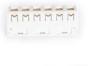 img 3 attached to 📦 6 Портовая Розеточная Коробка RJ45 на поверхность в белом цвете - InstallerParts (Только коробка) - В комплекте планка для монтажа и винт