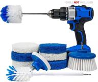 efficient cleaning made easy: rotoscrub 10-pc all-in-one home cleaning drill accessory combo kit logo