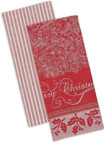 img 3 attached to 🎄 DII Vintage Christmas Collection Dishtowel Set, 18x28", Trim the Tree, 2 Piece - Enhance Your Holiday Kitchen Decor