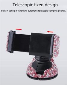 img 2 attached to Bestbling Luxury Rhinestone Universal Compatible Portable Audio & Video