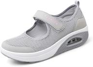 👟 tbby womens cushion platform sneaker: comfy athletic shoes for women logo