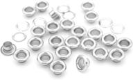 👟 craftmemore 300 pack aluminum grommets eyelets with washers for shoes, bead cores, clothing, leather, and canvas (3/16-inch (5mm)) logo