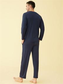 img 2 attached to Latuza Men's Bamboo Viscose Pajama Sleeves