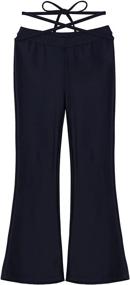 img 2 attached to TiaoBug Classic Stretchy Dancewear Trousers