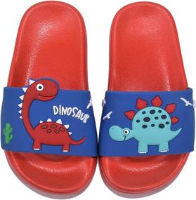 img 4 attached to 🦖 Dino-Licious MARITONY Toddler Sandals for Boys - Stylish and Sturdy Sandals