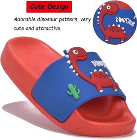 img 3 attached to 🦖 Dino-Licious MARITONY Toddler Sandals for Boys - Stylish and Sturdy Sandals