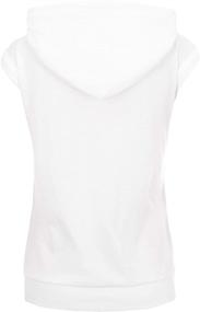 img 2 attached to GIVON Womens Sleeveless Lightweight GWH010 WHITE S Women's Clothing for Coats, Jackets & Vests