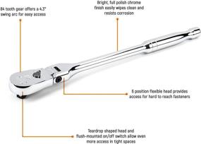 img 3 attached to ⚙️ GearWrench Teardrop Ratchet: Industrial Power & Hand Tools For Efficient Drive Tooth Performance