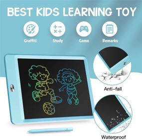 img 1 attached to TEKFUN LCD Writing Tablet Doodle Board - 8.5inch Colorful Drawing Pad for 3-7 Year Old Boys - Blue