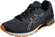 asics gel1 shoe: ultimate performance in grey, black, and orange for running enthusiasts логотип