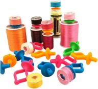 yeqin bobbin spool holder: convenient storage for 48 bobbins on thread spools logo