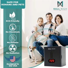 img 1 attached to 🦟 KALL Nigh 2021 Ultrasonic Pest Repeller with Night Light and Electromagnetic Technology - Plug-in Device Efficiently Rejects Pests, Insects, Rodents, Cockroaches, Wasps, and Small Creatures - Compact, Safe, and Quiet