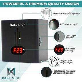 img 2 attached to 🦟 KALL Nigh 2021 Ultrasonic Pest Repeller with Night Light and Electromagnetic Technology - Plug-in Device Efficiently Rejects Pests, Insects, Rodents, Cockroaches, Wasps, and Small Creatures - Compact, Safe, and Quiet