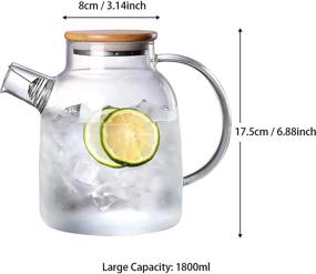 img 3 attached to Pitcher Bamboo Capacity Filter 1800ML